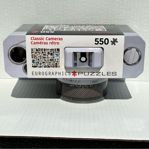 Eurographics Puzzle Collectible Tin Classic Cameras 550 pieces NEW Sealed - Picture 6 of 7